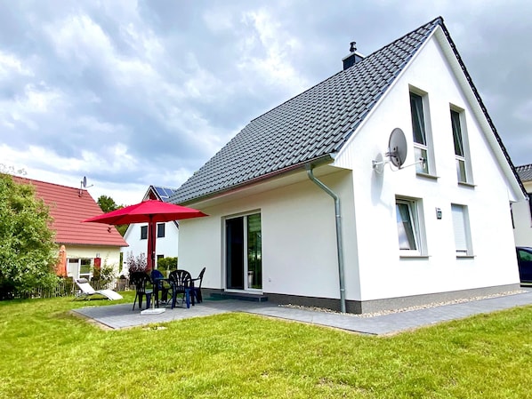 Gartenansicht des Hauses