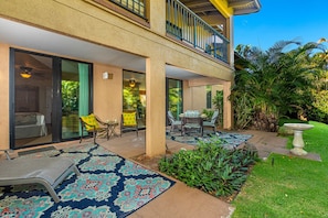 Spacious private lanai