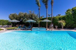 Palm Springs poolside living