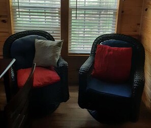 Cozy sitting area.