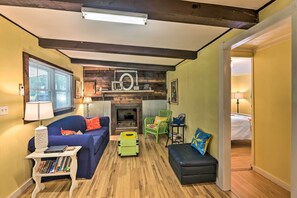 Living Room | Smart TV | Collection of Books
