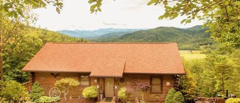 Cabin from across the street