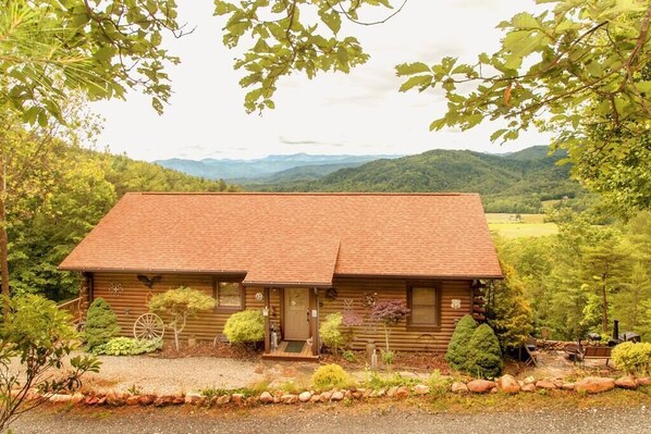 Cabin from across the street