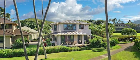 TWO OUTDOOR LANAI AREAS WITH OCEAN VIEWS
