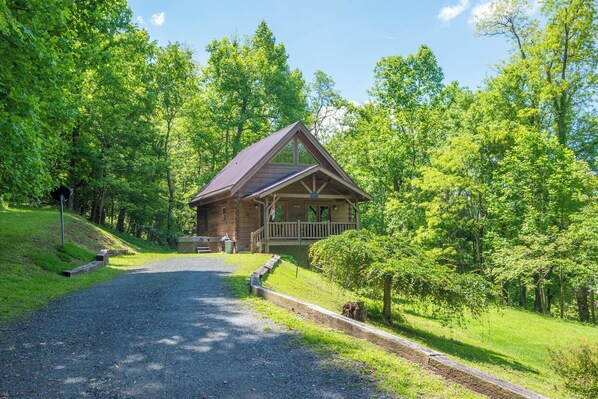 Downtown Cabin, so close to downtown West Jefferson you can almost walk!