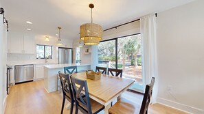 Dining Room with Access to Private Deck