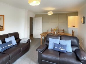 The dining table comfortable seats six people | Dartmoor View - Newbarn Farm, Collaton St Mary, near Paignton