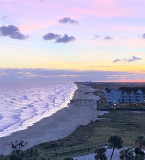 Sunset from balcony