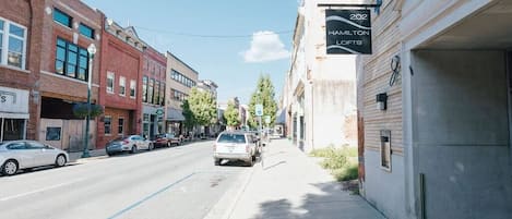 Welcome to Main Street! Our place is right in the heart of downtown, and you couldn't ask for a better location as you explore our city! There are restaurants, coffee shops, entertainment, parks, bars, and more just steps away from your door!