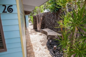 Entry to home from parking
