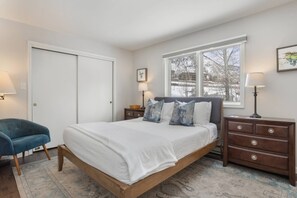 Primary Bedroom with Queen Bed and ensuite bath