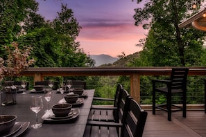 Incredible view from the back decks