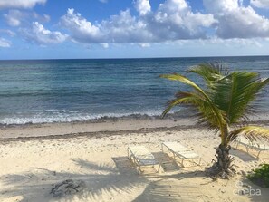 Relax on North Pointe's private beach