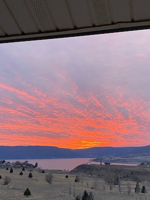 Vue depuis l’hébergement