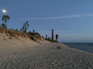 Moonrise on the Beach