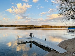 Enjoy our Private Dock all 3 seasons on beautiful Lake Charlevoix