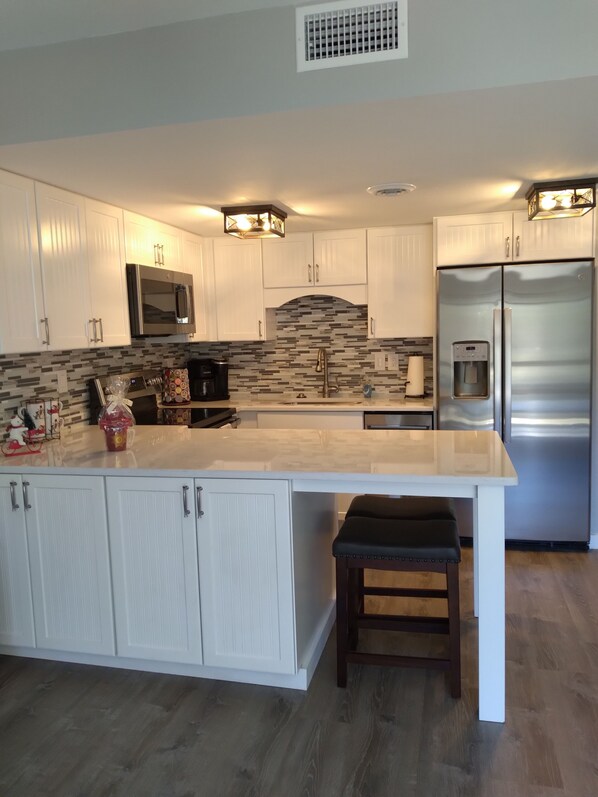 Fully equipped kitchen with Keurig and K-pods