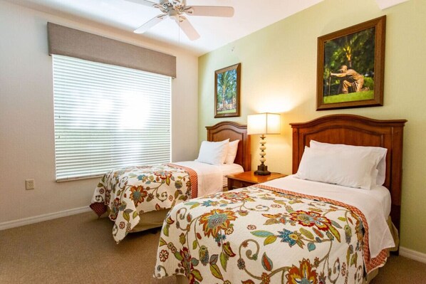 Third Bedroom with Two Twin Beds