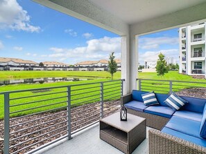 The perfect spot for morning peace and evening fun