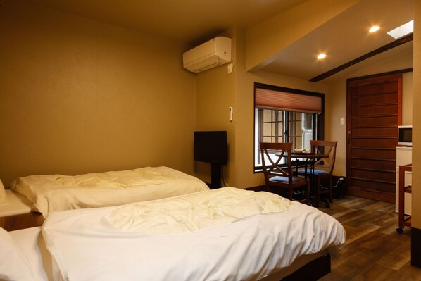 Two semi-double beds from Serta