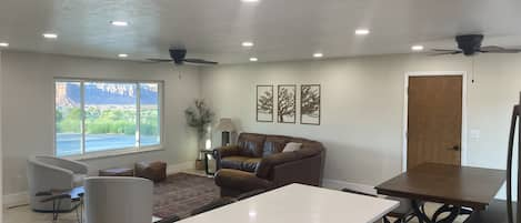 Open concept main living space 