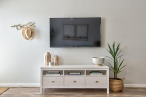 HD smart tv in living room