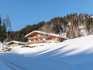 Außenseite Ferienhaus [Winter]