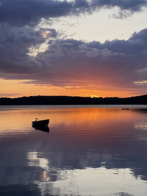 Magnificent sunsets from the deck