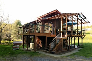 View of the cabin as you finally arrive :)