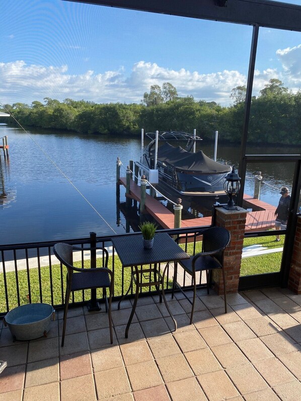 Beautiful and quiet canal that leads to the ocean.
