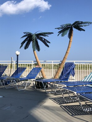 relax at the pool