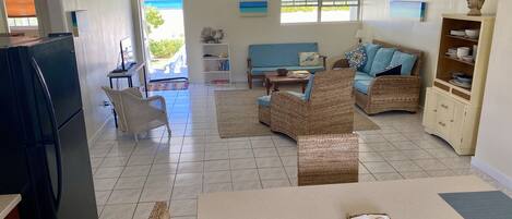 View the ocean from the kitchen island!