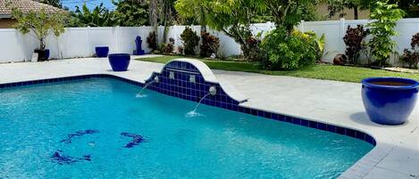 Backyard Pool, Private Fenced in completely around backyard. 