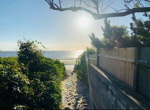 Beach Access directly across from house.