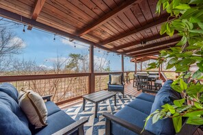Enjoy our fully furnished back deck (recently expanded). Featuring Polywood seating and dining.