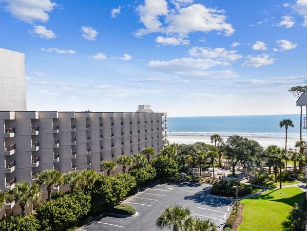 View of the Atlantic Ocean from 1510 Villamare in Palmetto Dunes