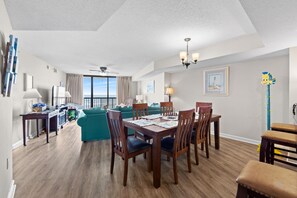 Sit together and enjoy a home cooked meal and chat about your fun-filled day!