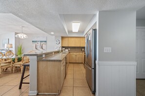 The family chef will love this updated kitchen complete with a huge workspace.