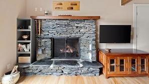 Wood Burning Fireplace