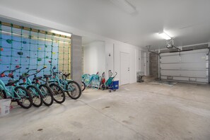 Bicycles and Rock Climbing Area