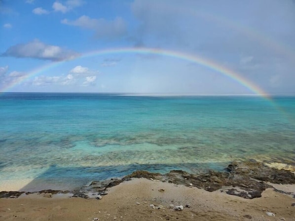 Pic from house, How rainbow beach got its name, St crois USVI