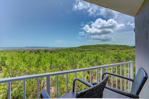 Ocean views from balcony