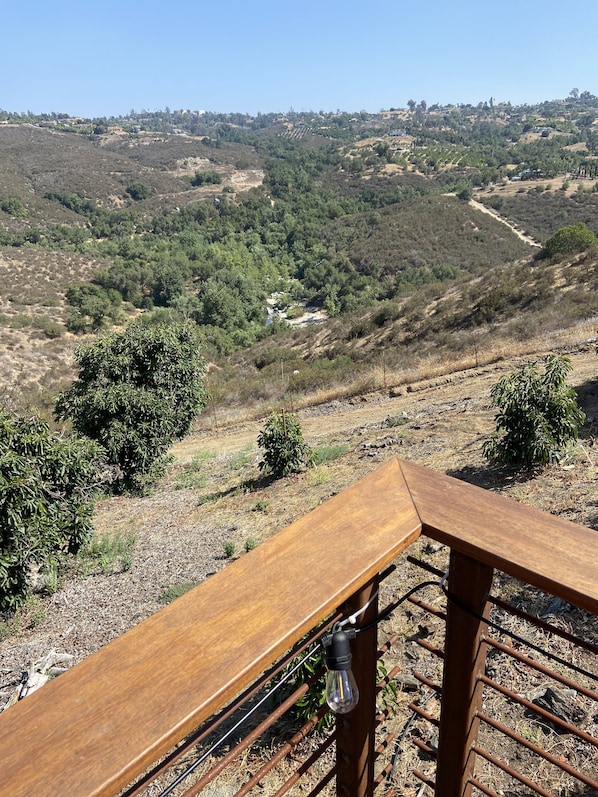 View of the river from deck zoom in to see