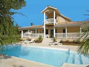 Water, Sky, Building, Plant, Property, Window, Tree, Porch, House, Swimming Pool
