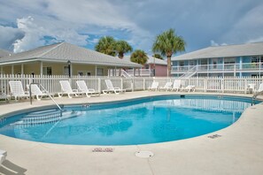 Gorgeous gated community pool with all new furniture