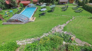 3 Sterne Hotel mit beheiztem Pool und großem Garten mit Kinderspielplatz - Gartenhotel Rosenhof