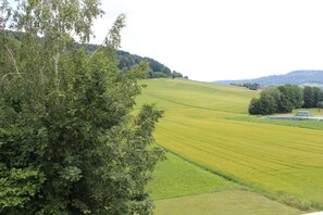 Ausblick vom Balkon
