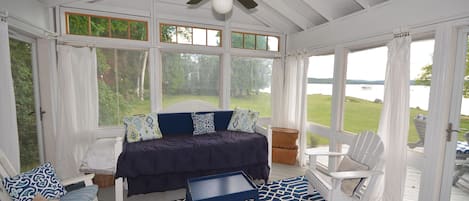 Screened sleeping porch