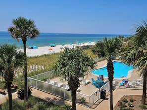 View from Private Balcony/Tower 2 Pool