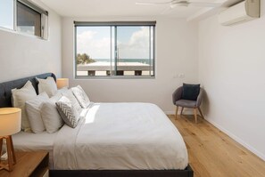 Master suite with comfy king sized bed.